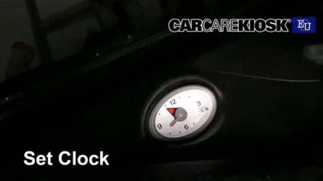 1997 Ford Ka Silver 1.3L 4 Cyl. Reloj Fijar hora de reloj
